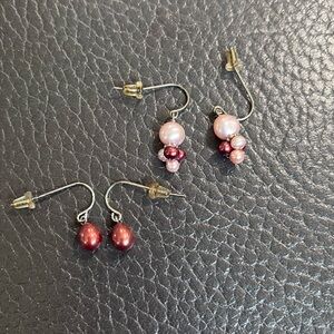 Honora pearl cultured freshwater pearl earrings sterling silver hook